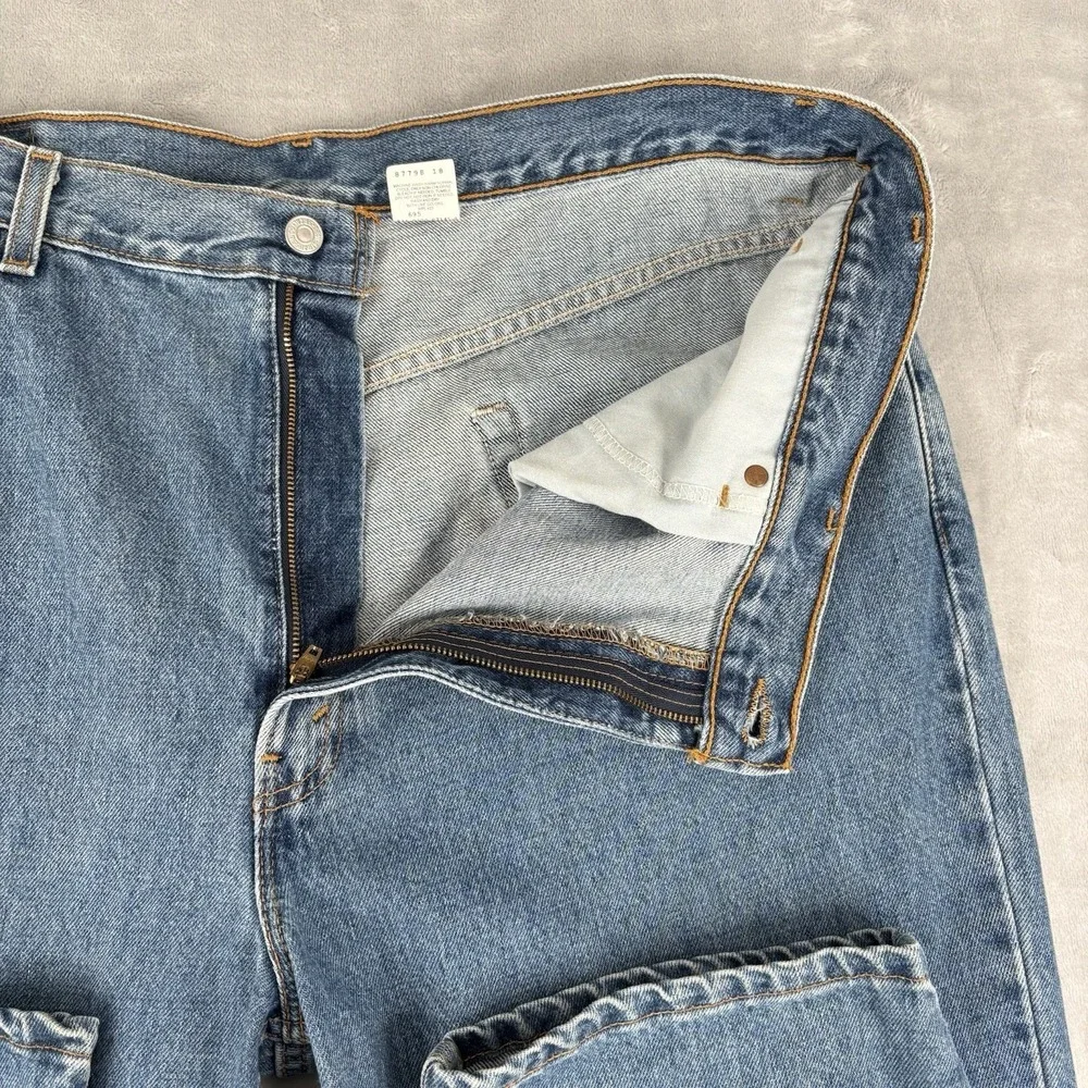 Levi's 550‎ Relaxed Fit Jeans Men 42x36 (Fits 41x36) Blue Denim USA Made Vintage